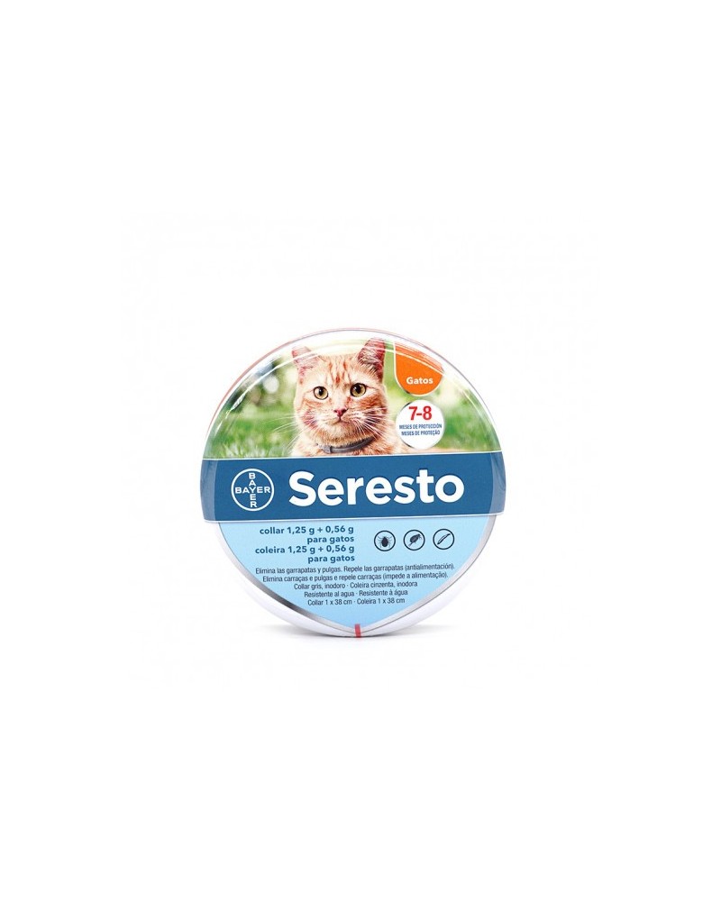 SERESTO COLLAR 1,25 G+0,56 G P/GATOS VET