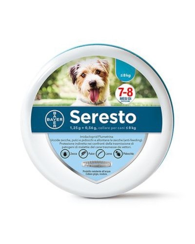 SERESTO COLLAR 1,25 G+0,56 G P/PERROS HASTA 8 KG VET