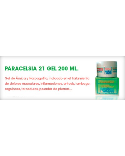 PARACELSIA 21 GEL ARNICA Y HARPAGOFITO 200 ML