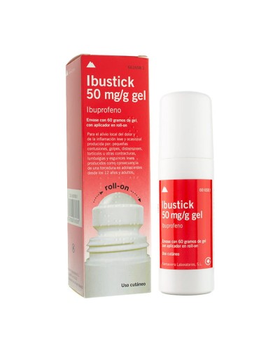 IBUSTICK 50MG/G GEL ROLL-ON 60 G