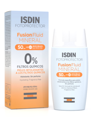 ISDIN FOTOPROTECTOR FUSION FLUID MINERAL FPS50 50 ML           