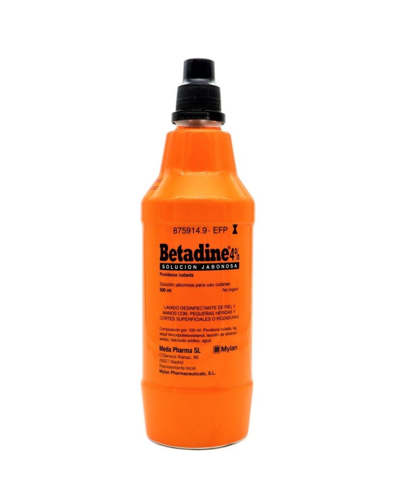 BETADINE 4% SOL JABONOSA 500 ML