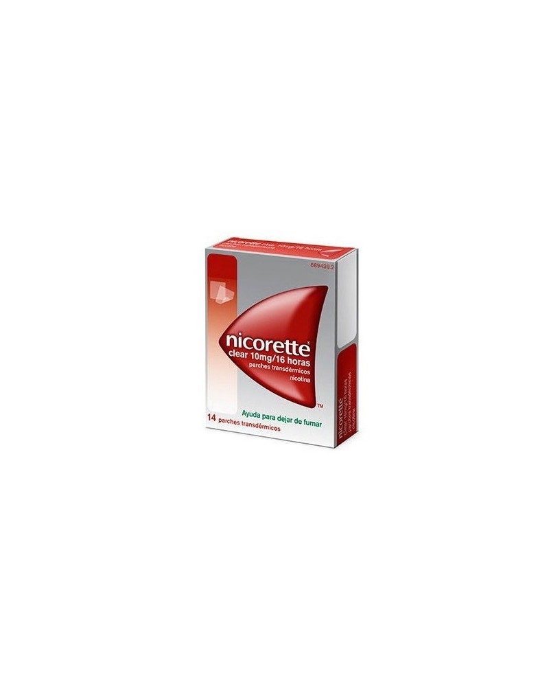 NICORETTE CLEAR 10 MG 16 H 14 PARCHES TRANSD                