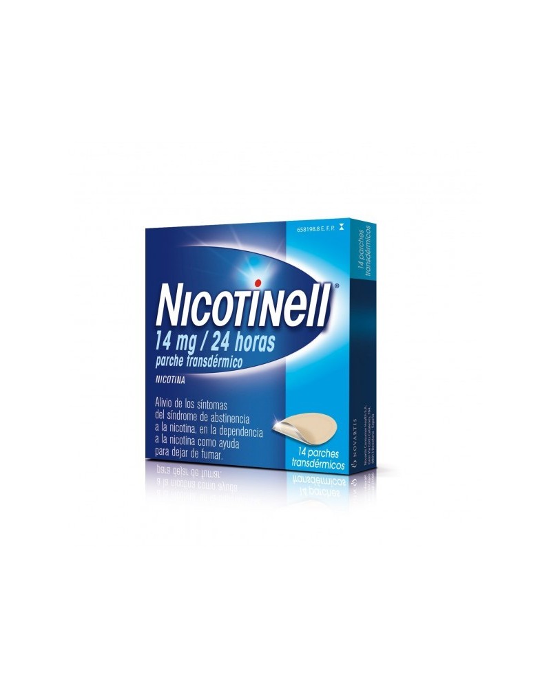 NICOTINELL 14 MG 24 H 14 PARCHES TRANSD                     