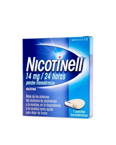 NICOTINELL 14 MG 24 H 7 PARCHES TRANSD                      