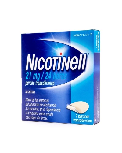 NICOTINELL 21 MG 24 H 7 PARCHES TRANSD                      