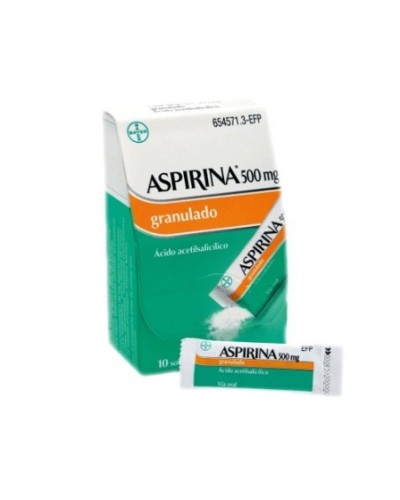 ASPIRINA 500 MG 10 SOBRES GRANULADO