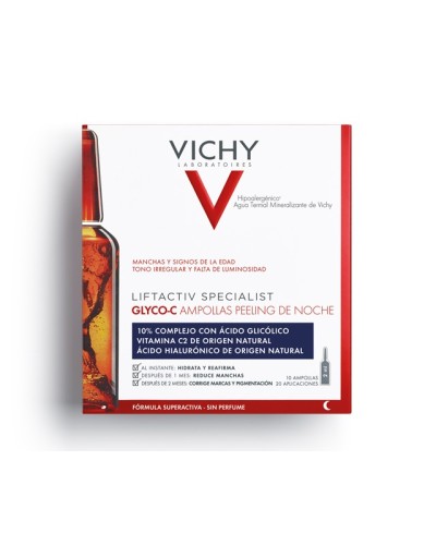 VICHY LIFT GLYCO-C NOCHE 10 AMP